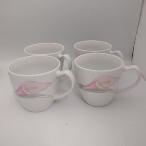 Set Of 4 Cups Floral Dream Calla Lily Gallery Collections By Ranmaru Made Japan
